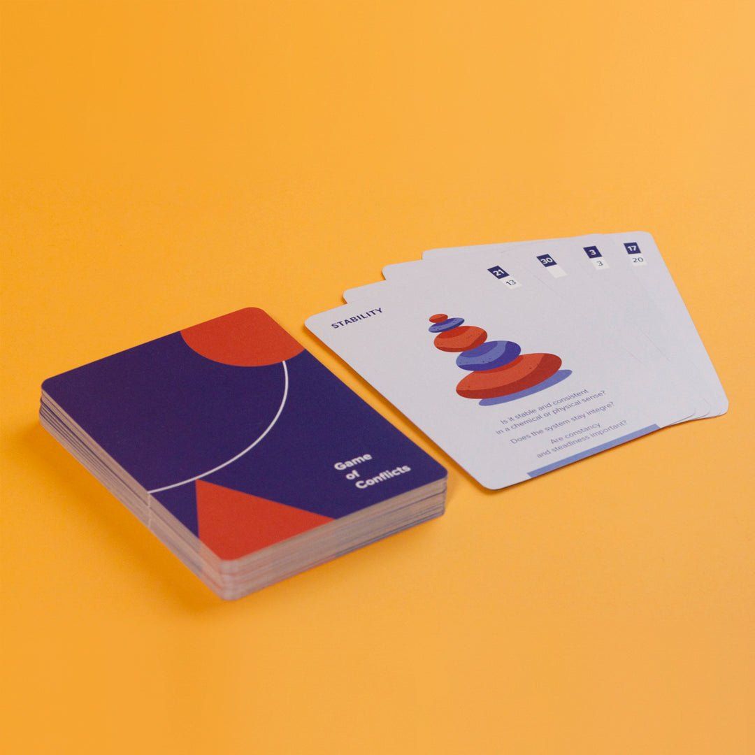 Game of Conflicts cards and instruction booklet
